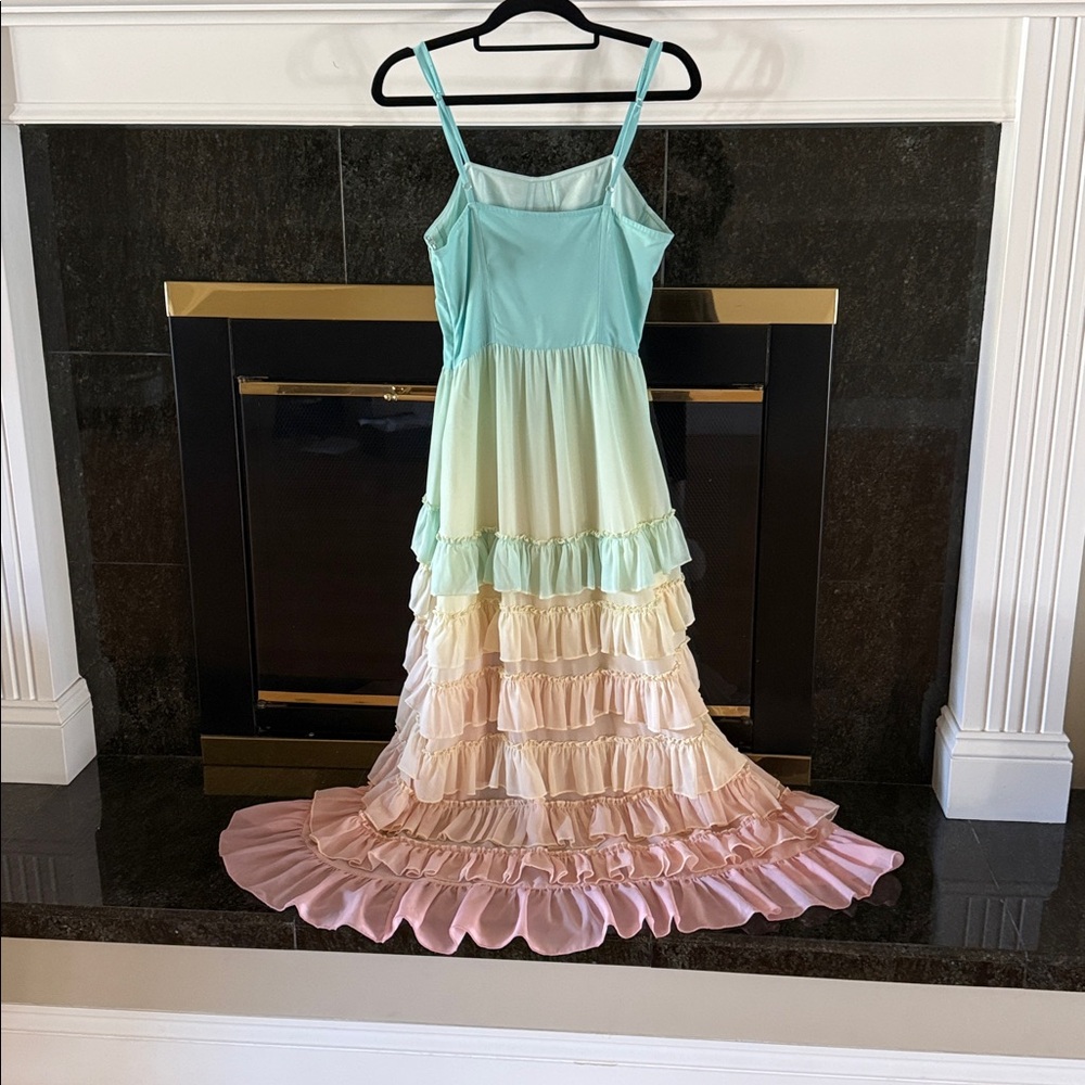 Rococo Sand Ciceli rainbow raffle dress sz S - Picture 8 of 17